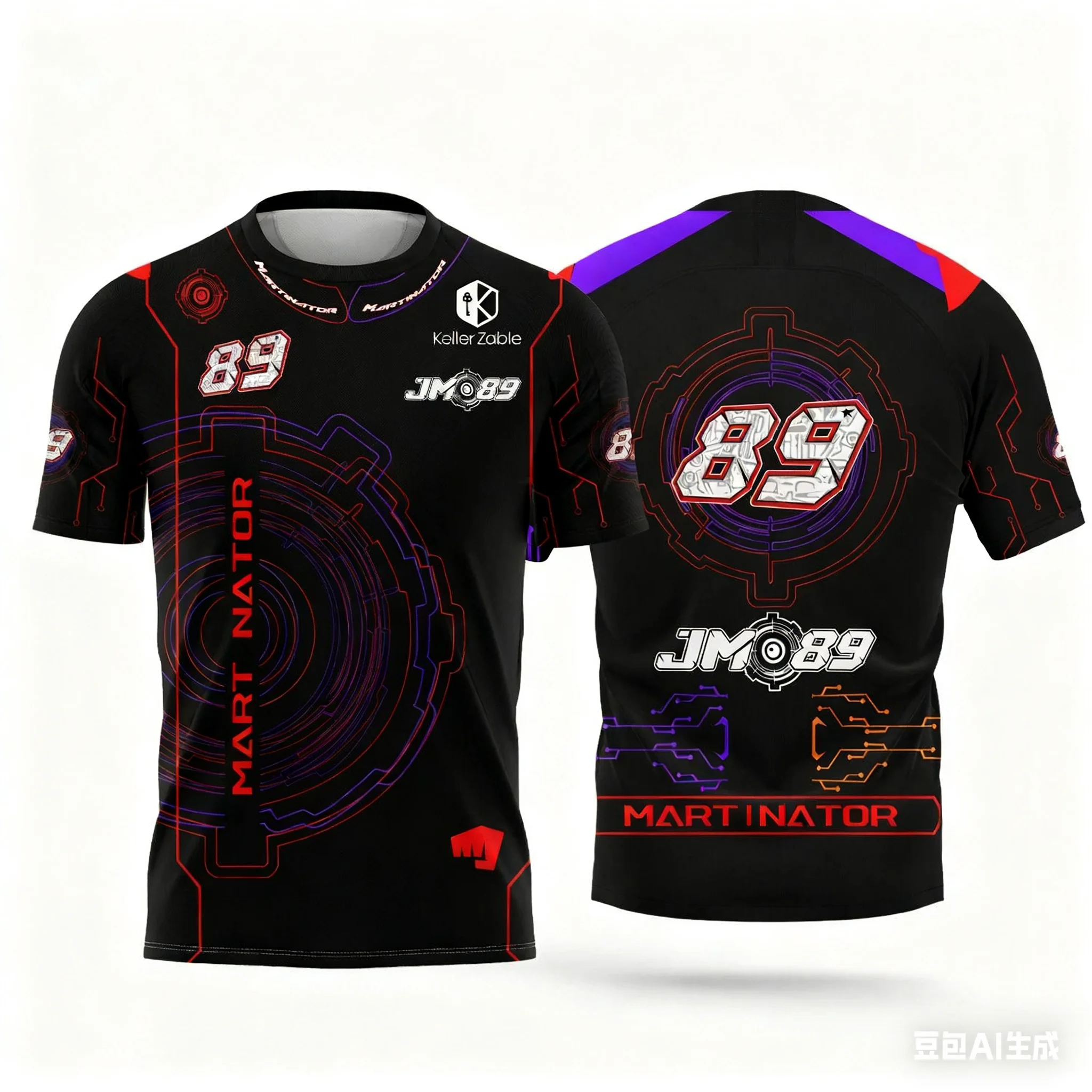 2025 nuevo número 89 conductor Jorge Martin entusiasta de la carreras verano niños adultos camiseta transpirable de moda