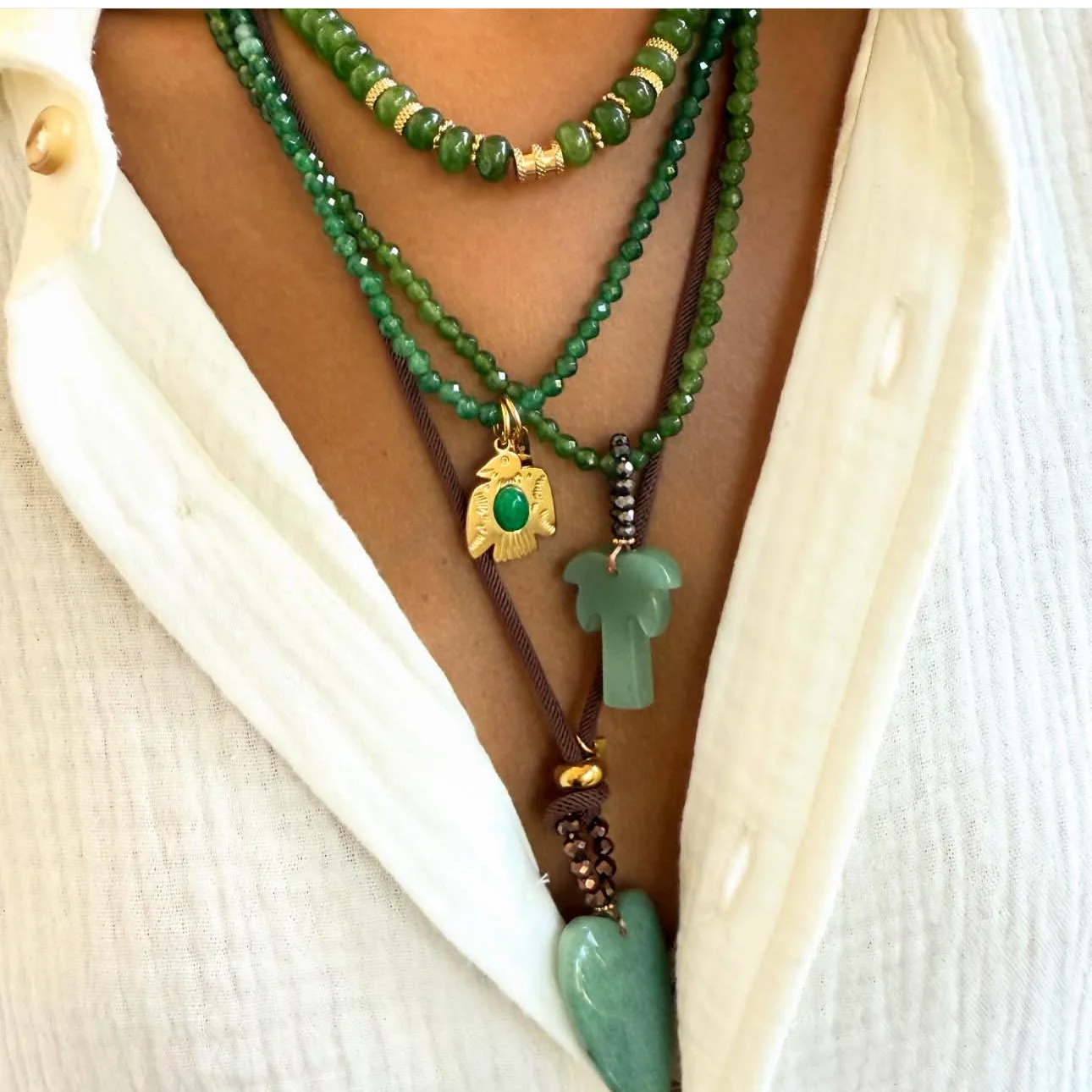High-Quality Abacus Bead Necklace Light Luxury Personalized Style Suitable for Daily Wear Popular in Europe And America