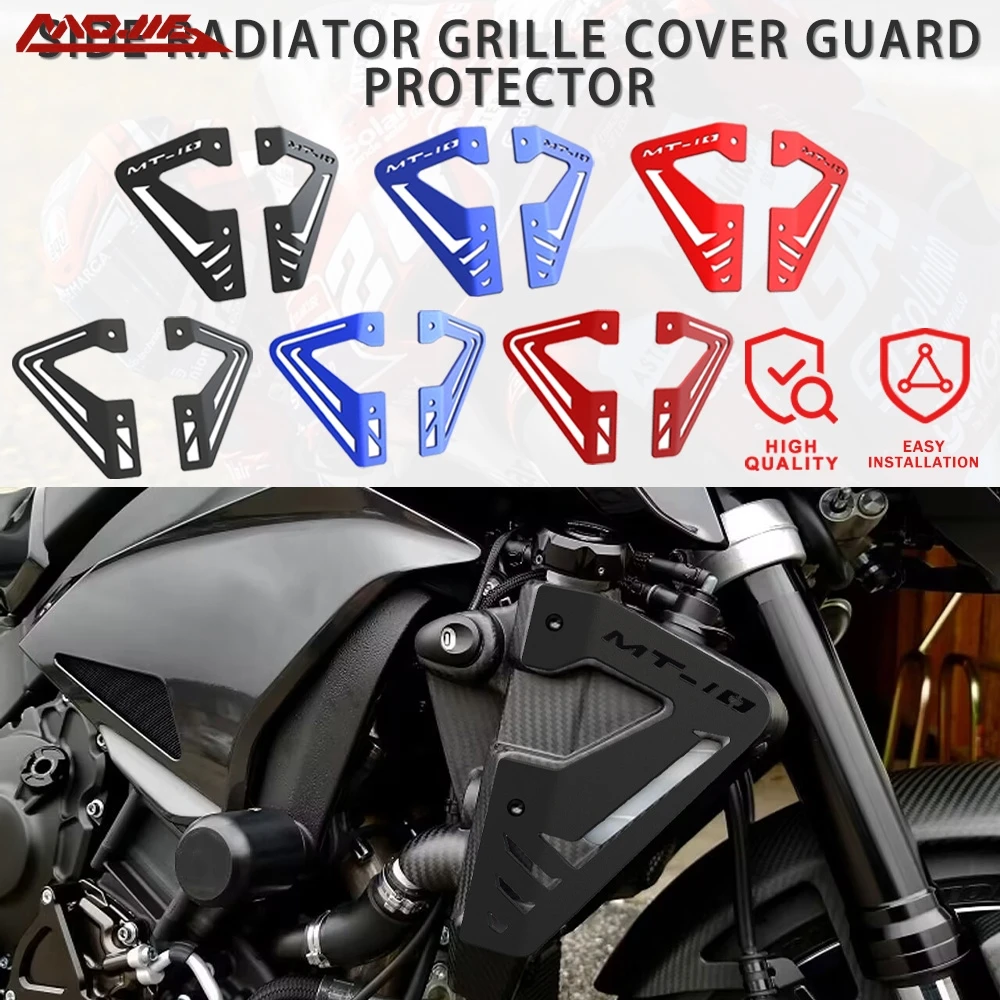 

For Yamaha MT-10 MT10 FZ10 2017 2018 2019 2020 2021-2022 Motorcycle Accessories Side Radiator Grille Cover Guard Protector Mesh
