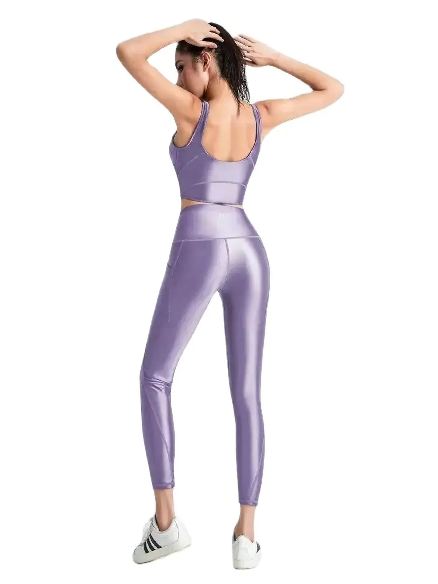 Knowdream-sexy leggings for women, high-waisted sports pants, tight-fitting pants, solid color