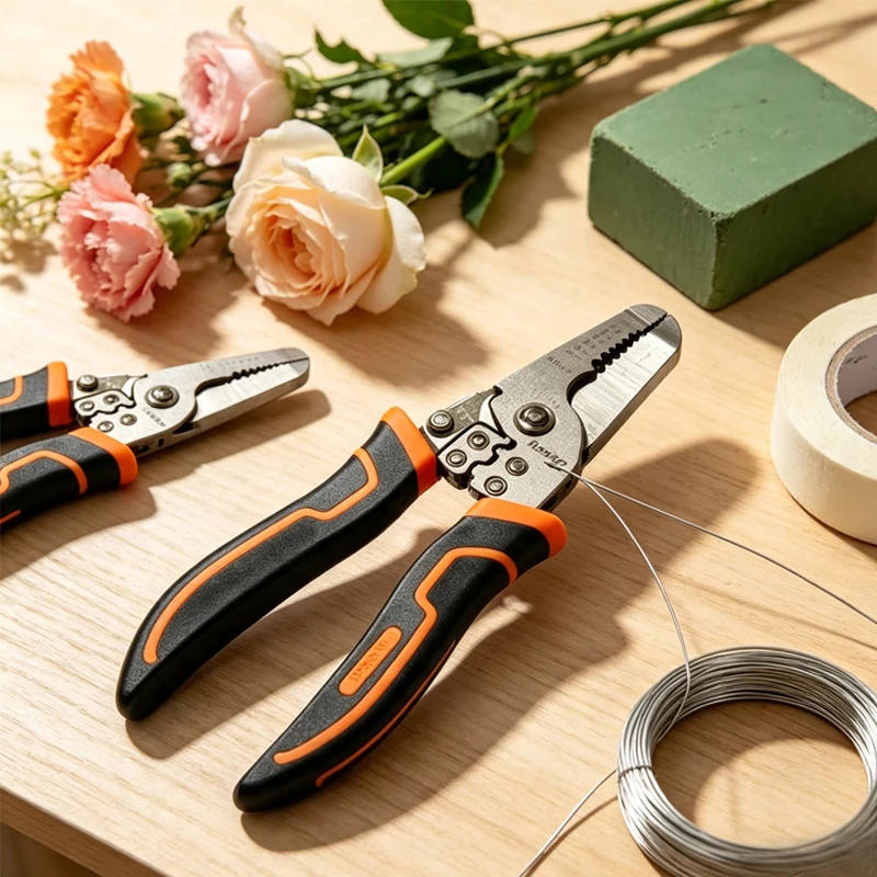 Wire Stripper Pliers Automatic Stripping Cutter Cable Wire Crimping Wire Stripper Tool Hand Tools Home Electrician Repair Tools