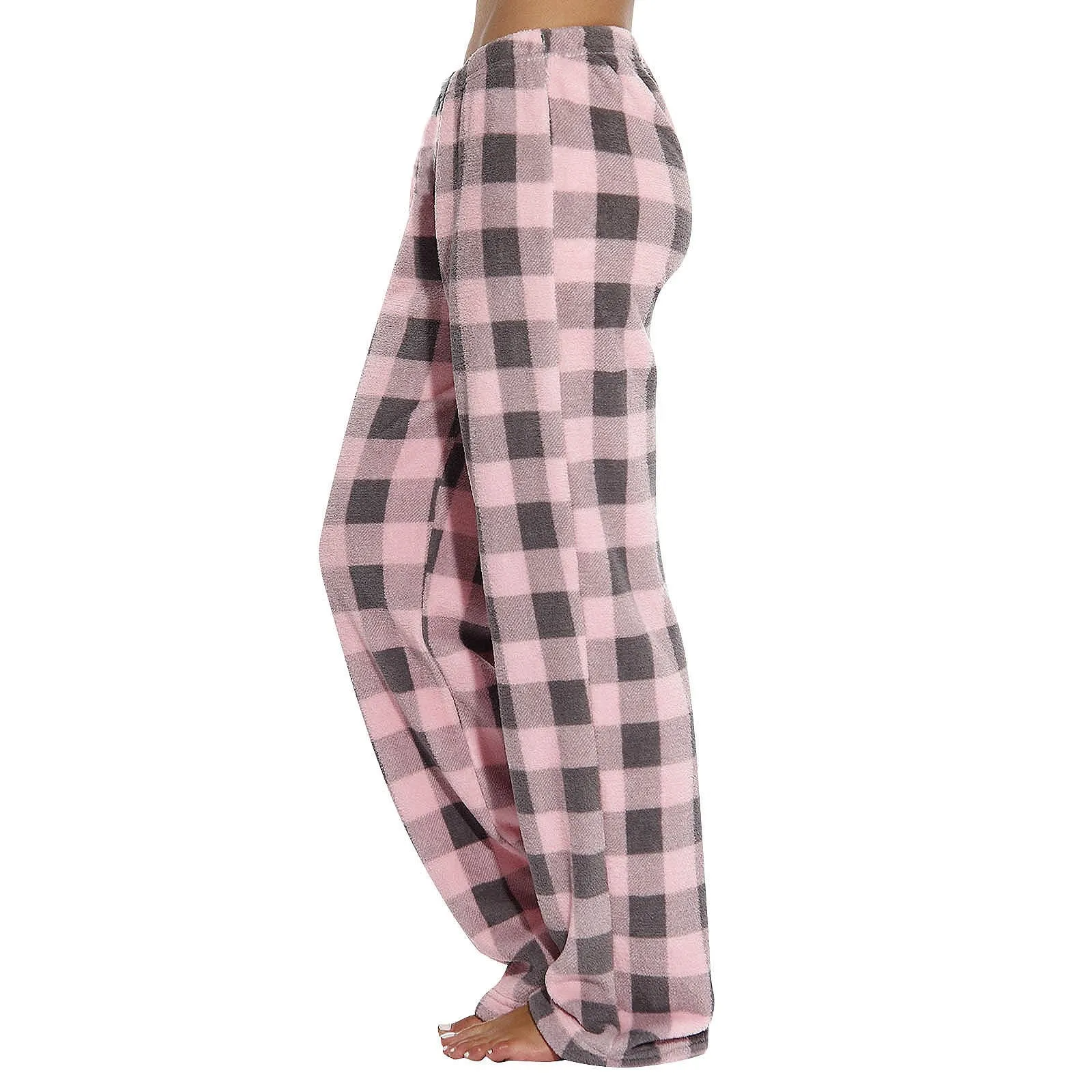 Damesbroeken Geruit katoen Losse dames pyjamabroek Pyjamabroek Heren Slaapbroeken Lounge Wear Slaaploungebroeken