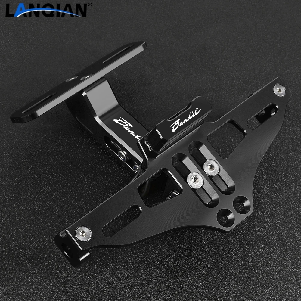 

For SUZUKI Bandit 1200 1250/S/F 250 400 650 Moto Fender Eliminator Adjustable License Plate Holder Bracket LED Turn Signal Light