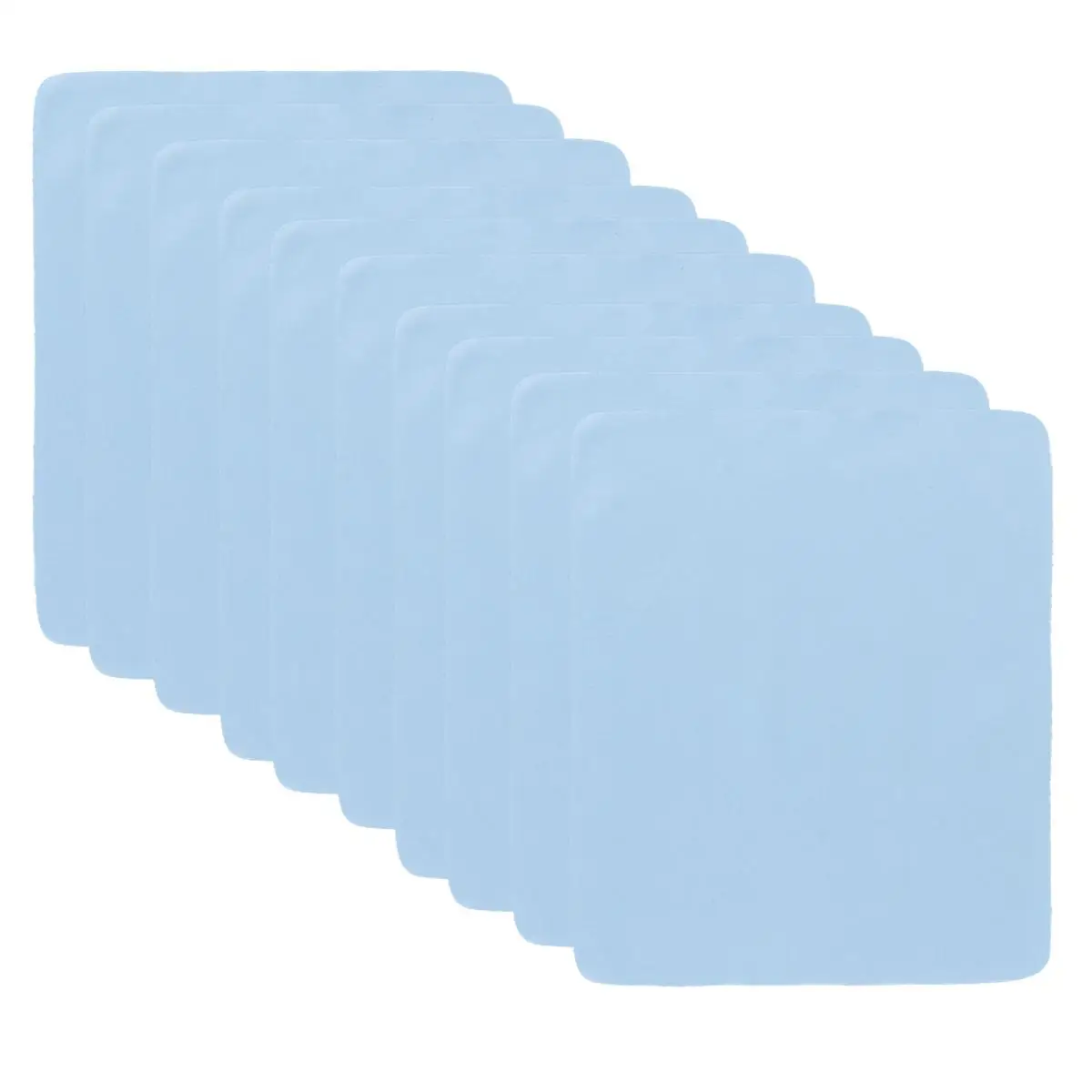 

10 Pcs Cleaning Cloth Microfiber Lens Screen Phone Cloth Soft Durable Reusable Easy Wash Dust Dirt Oil Smudge Glasses Optics LCD