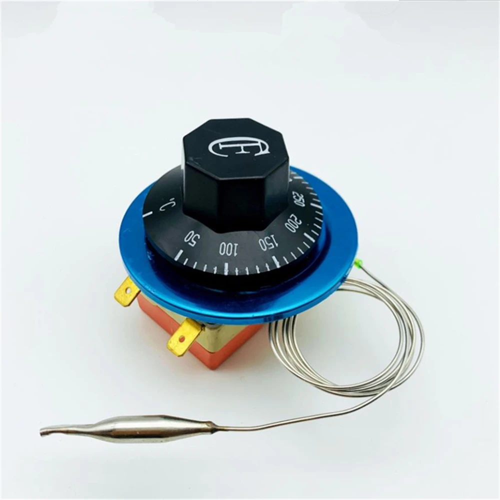 Micro Thermostat AC 250V 16A 50-300/50-400 Degrees Celsius Temperature Controller NO NC for Electric Oven