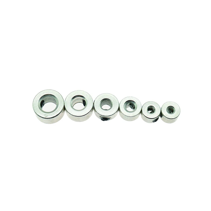 10PCS Wheel Lock Collar Shaft Axle Bushing Metal Landing Gear Stopper Inner Dia 1.55/ 2.1/2.55/3.1/4.1/5.1mm RC Model Boat Parts