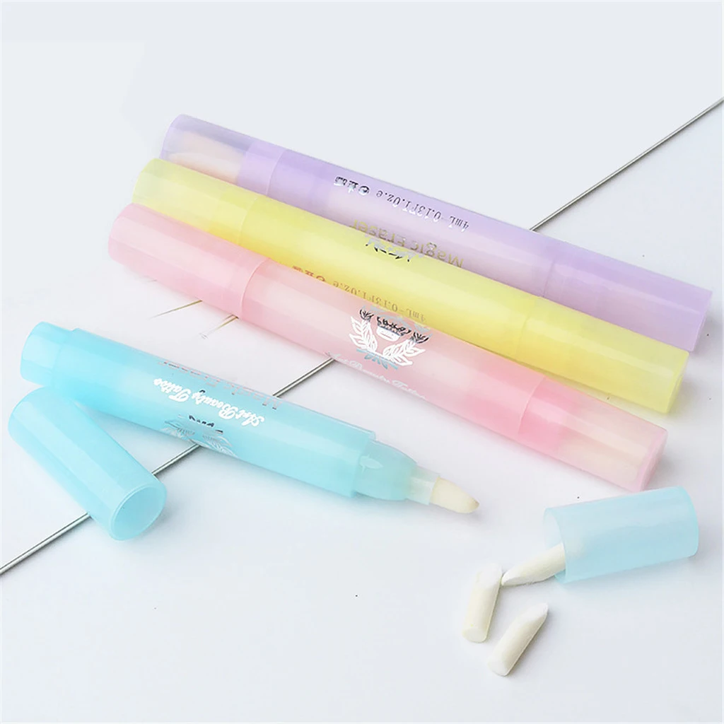 Nail Polish Varnish Removal Corrector Pen Cleaner Durable Portable with 3Pcs Reusable Replacement Tip For Nail Salon PersonalUse