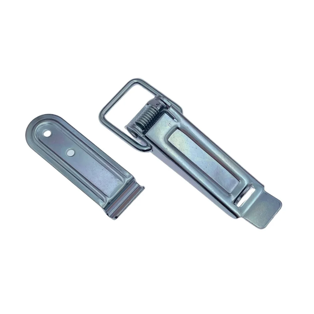 1/2pcs Trailer Accessories, Door Panel Locks, Latches, Toolbox Accessories, Galvanized Car Modification Parts Steel, Zinc Plated