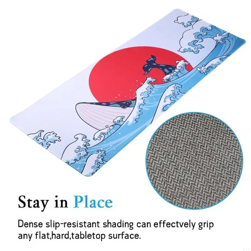 

F19C Mousepad Gaming Smooth Silicone Mouse Pad Game Mousepads Coral Sea Rubber Mat