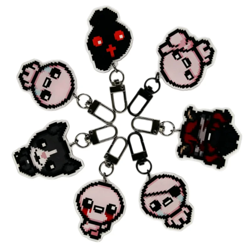Llavero Periférico The Binding of Isaac: The Forgotten Lazarus, Magdalena, Betania, Esaú, Apollyon, El Bebé Azul Perdido Isaac para fans