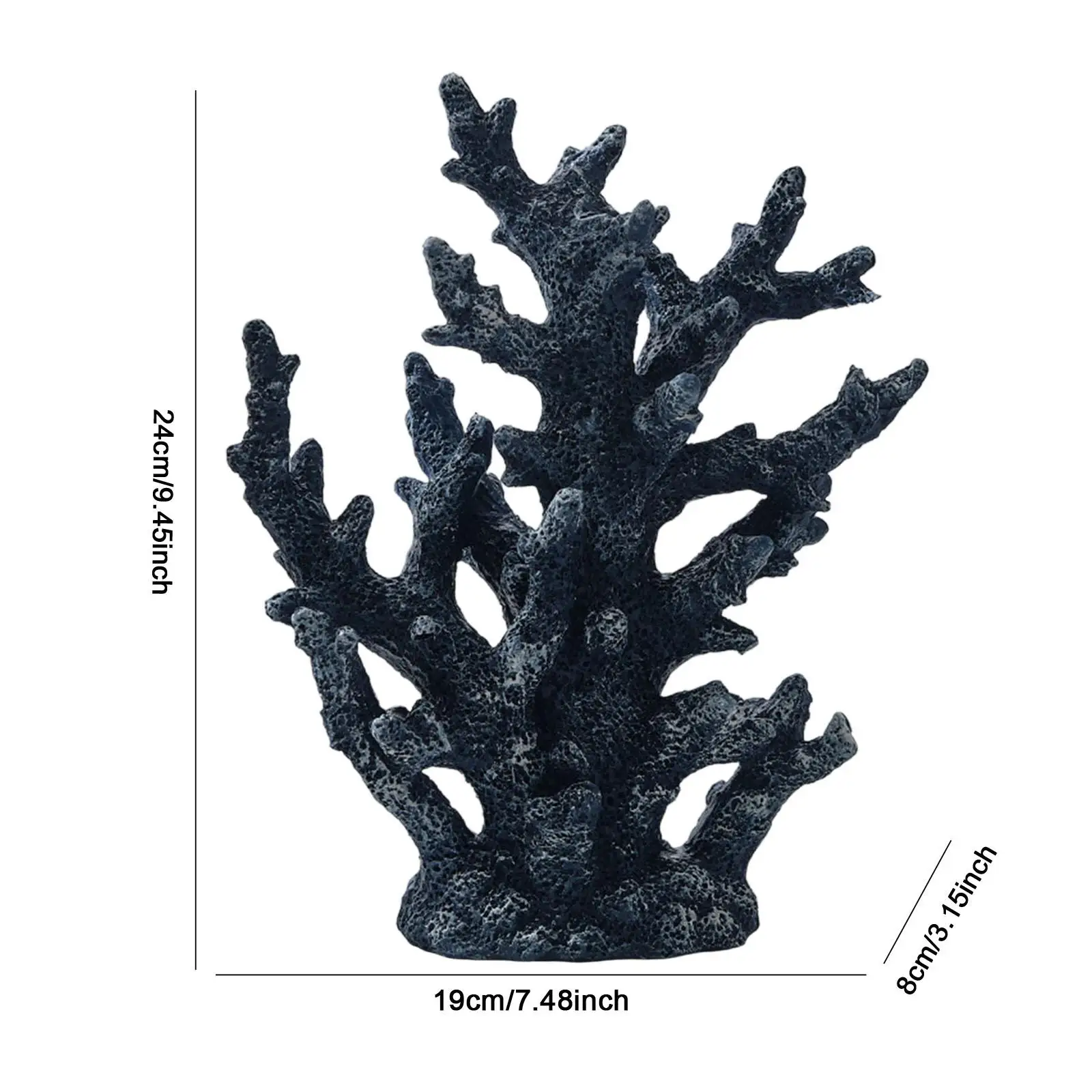 Artificial Coral Fish Tank Decor, Art Figurine, Collection, Landscaping Aquarium Ornament for Home Aquarium Office Shelf Bedroom