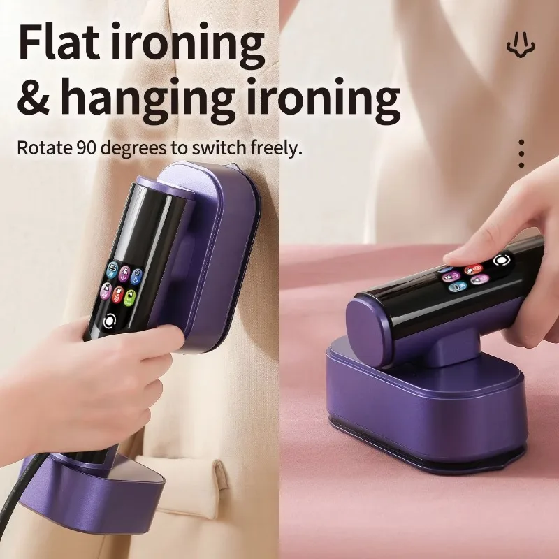Factory New Portable Foldable Handheld Steam Iron, Electric Garment Steamer for Household Hotel Travel Clothes Ironing