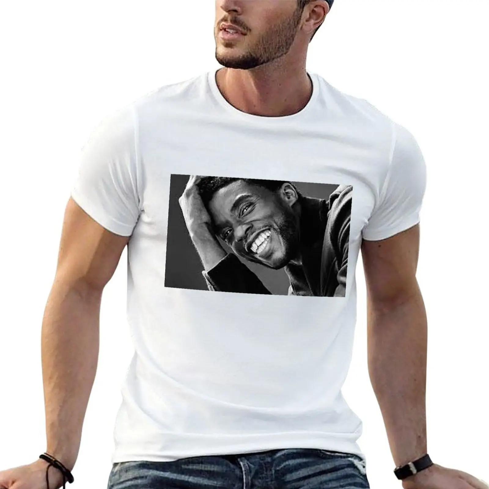 

Chadwick Boseman T-Shirt t shirts for man graphic tees t shirt man luxury t shirts for man cotton T-shirt