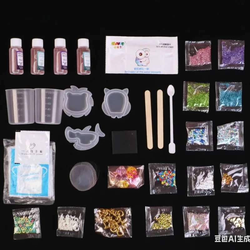 DIY pegamento de goteo juguetes creativos hechos a mano llavero regalos para niñas regalos de regreso a la escuela