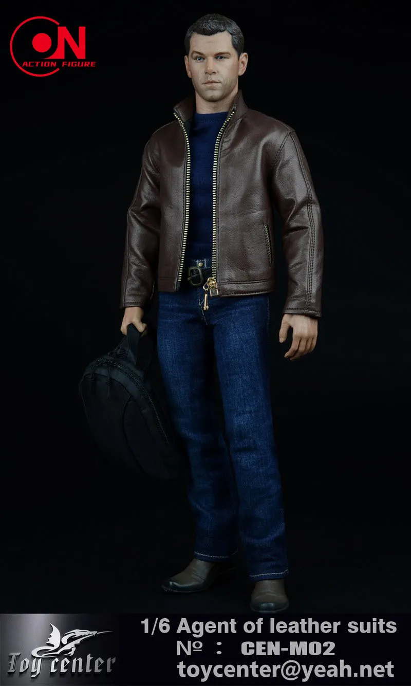 مركز ألعاب-بدلة ملابس جلدية للرجال ، مجموعة كاملة من الملحقات ، تناسب 12 بوصة ، شكل حركة ، دمى الجسم ، جندي ، وكيل #2