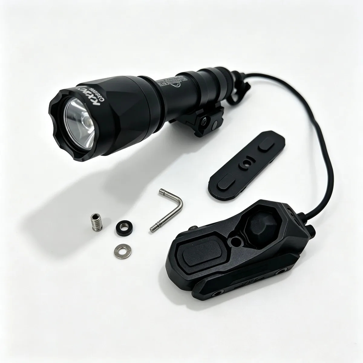 Tactical M300B M600C Scout Flashlight Surefire SF Series With AXON Remote Pressure Switch Dual Function Control Airsoft Hunting