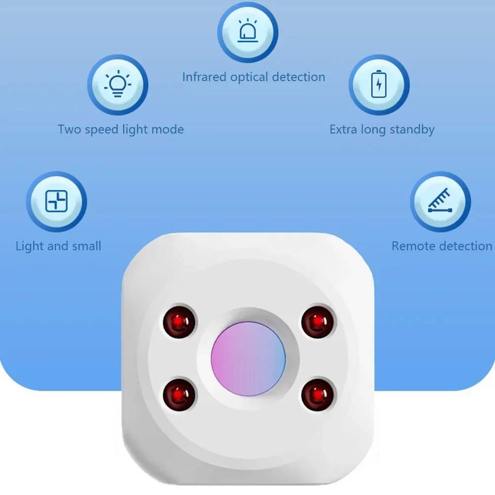 Anti Spy Camera Detector Home Security for Hidden Camera Portable Pinhole Hidden Lens Detect Gadget Anti-Peeping Self Protection