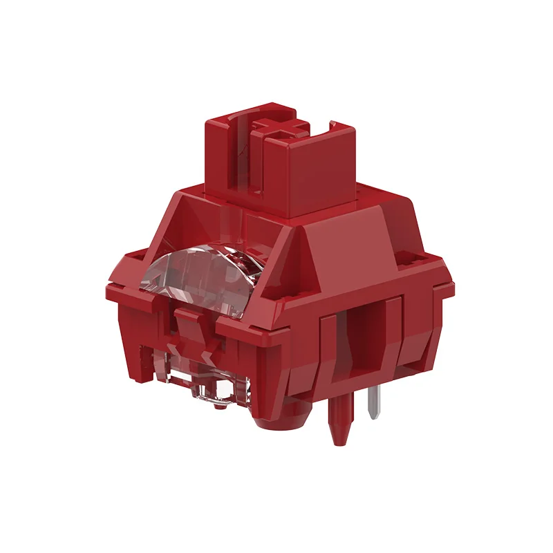 

Переключатель TTC Flaming Red V2, 5-контактный заводской предварительно смазанный линейный механический переключатель клавиатуры