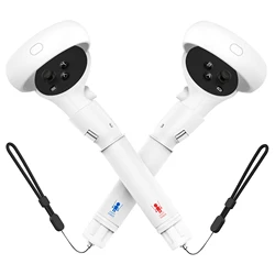 Handle Attachments for Quest 2/3 Controller Accessories VR Tag Long Arms Grips for Meta Quest 2/3 Beat Saber Golf Club Baseballe