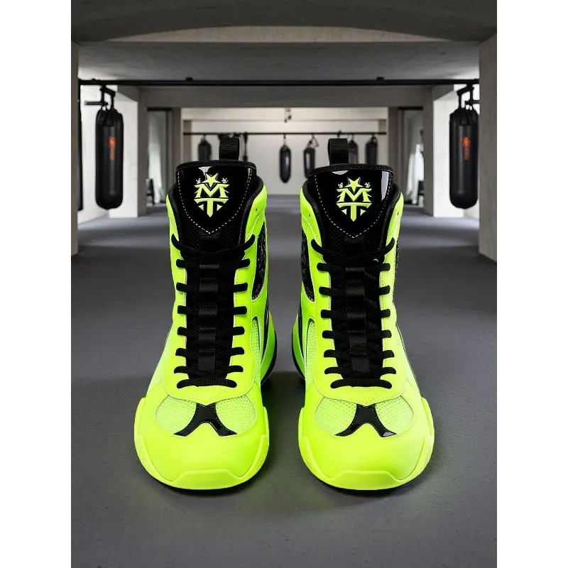 Original Brand Comfortable Anti Slip Competition Sport Fighting Shoe Top Quality Wearable Wrestling Sneaker Unisex Boxing Boot