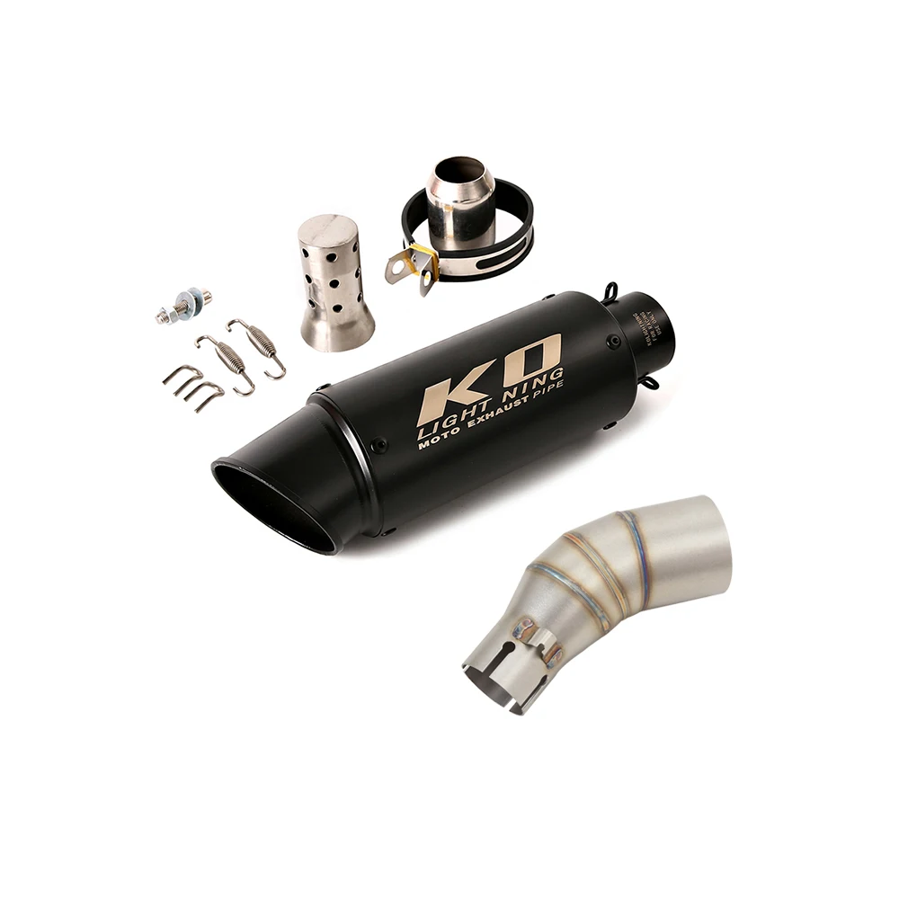 For CFMOTO Papio 125 XO-1 XO-2 2023-2025 Motorcycle Exhuast System Middle Link Pipe With DB Killer Stainless Steel