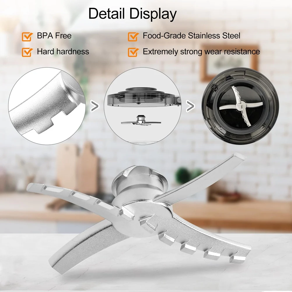 Best Blade Replacement Accessories for Ninja Creami Deluxe NC501 Series Ice Cream Makers, Replacement Parts for Ninja Creami