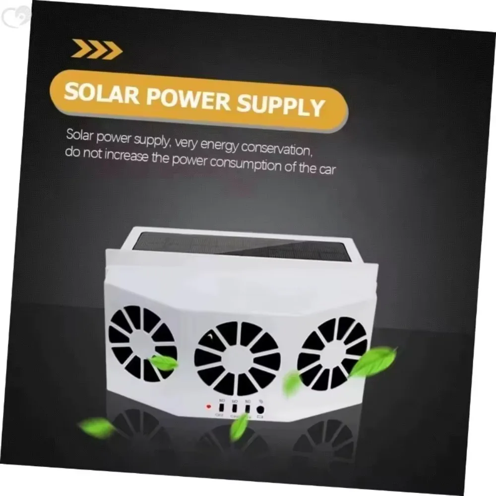 Car Ventilation Fans Are Easy To Install Air Circulators Energy-saving Solar To Eliminate Pet Odors and Airflow