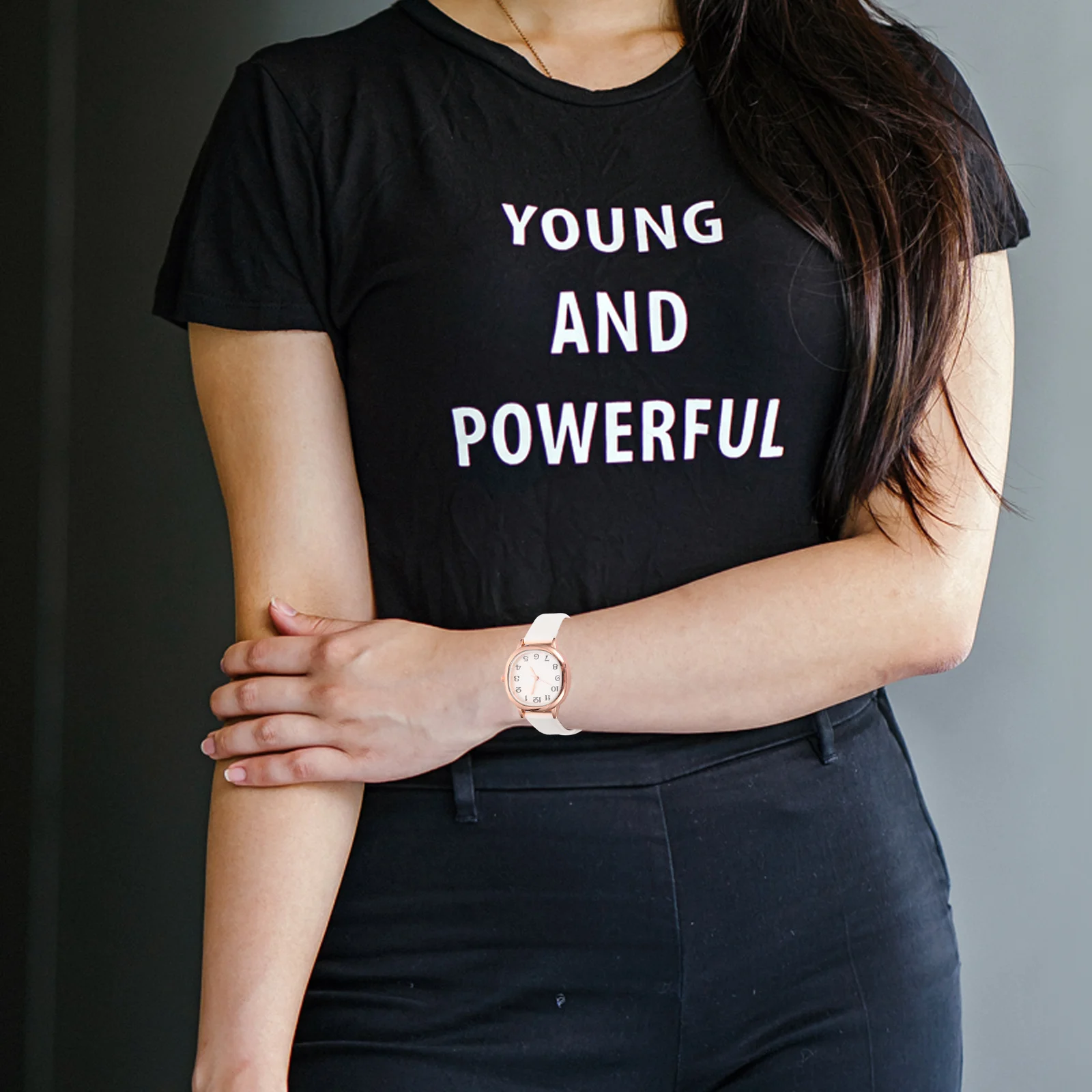 Jam Tangan Wanita Quartz untuk Arloji Elegan dan Berkepribadian untuk Wanita