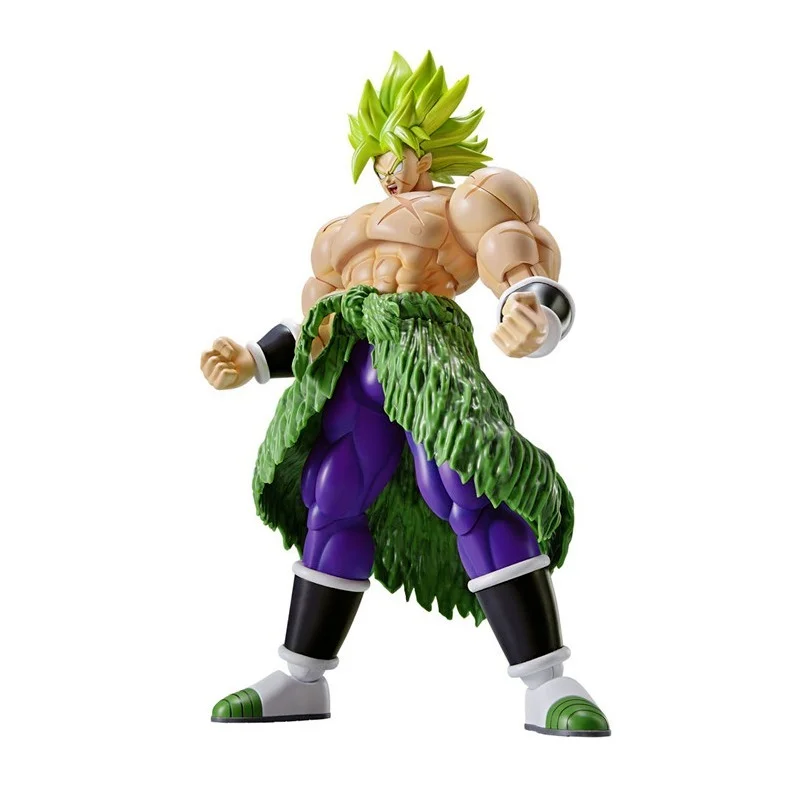 Original Anime BANDAI FIGURE-RISE Dragon Ball Z Super Broly FULLPOWER Action Figures Assembly Collection Model Toys for Children