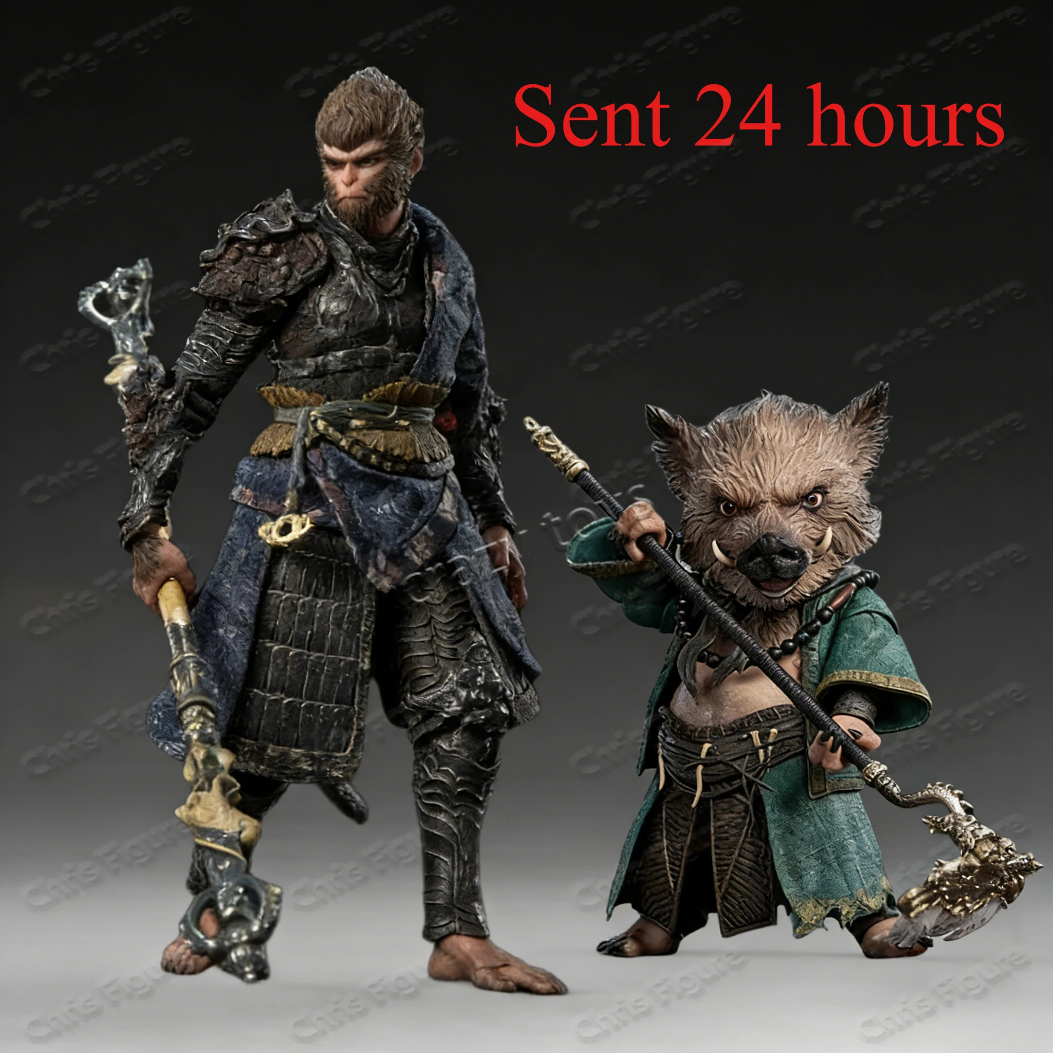 

INART 1/12 Black Myth Wukong The Destined One in the Bronze Armor Set Deluxe Ver PVC Action Anime Model Collection Game Toy Gift