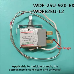 1pc 2-plug Thermostat Freezer Replacement Parts for Homa TCL WDF-25U-920-EX WDFE25U-L2 Refrigerator Compatible with Same Shape