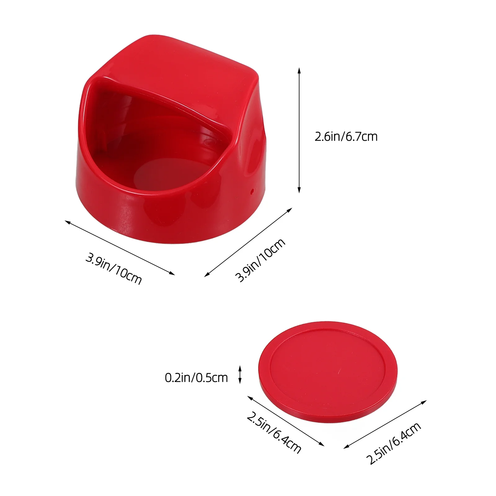 1 مجموعة 1 مجموعة الأحمر البلاستيك هوكي كرات الصولجان دفع استبدال ل الطاولة هوكي الجليد اكسسوارات الأسرة حفلة متعة الإمدادات #6