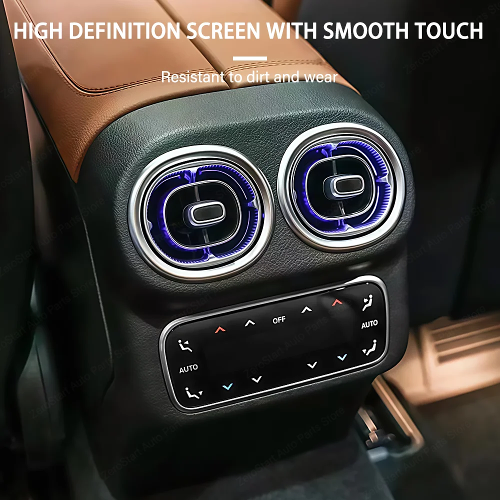 Rear Air Conditioner Control Panel LCD Switch Touch Screen AC Conditioning Panel For Mercedes Benz New C Class W206 Auto Parts