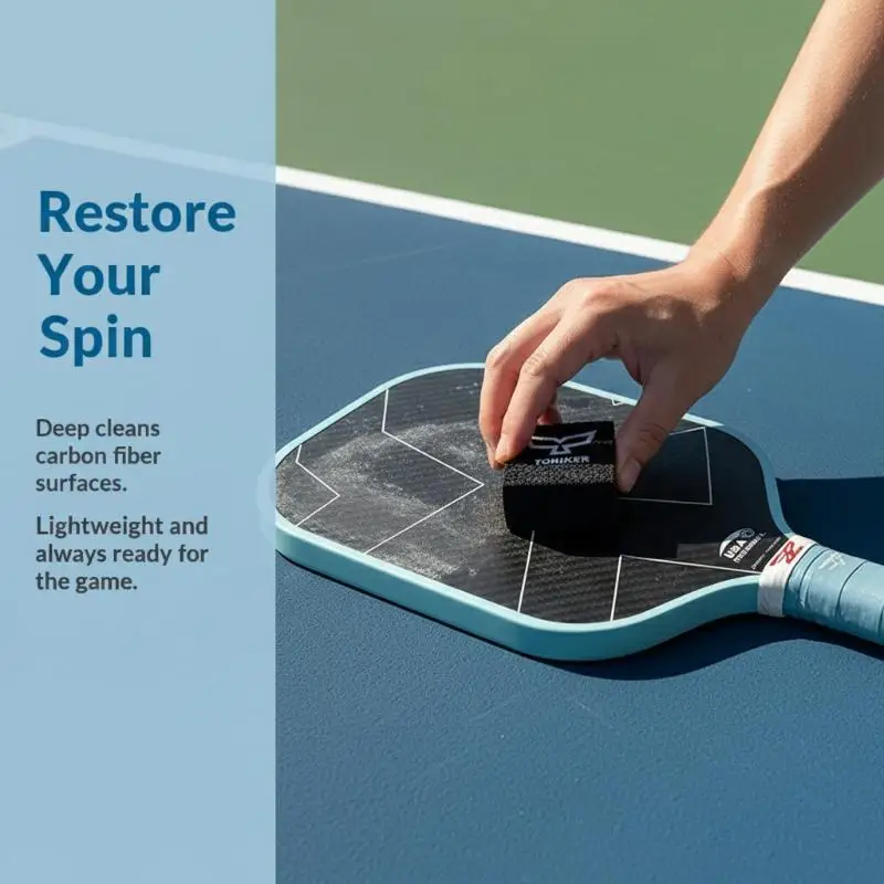 Pickleball Paddle Cleaning Eraser 1PCS Fast Dirt Remove Multi Color Versatile for Court Use
