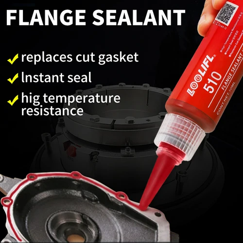 Imagen 2 del producto LOOLIFL 50ML 510 515 518 junta de brida sellador adhesivo junta de repuesto resistente pegamento de bloqueo de alta temperatura