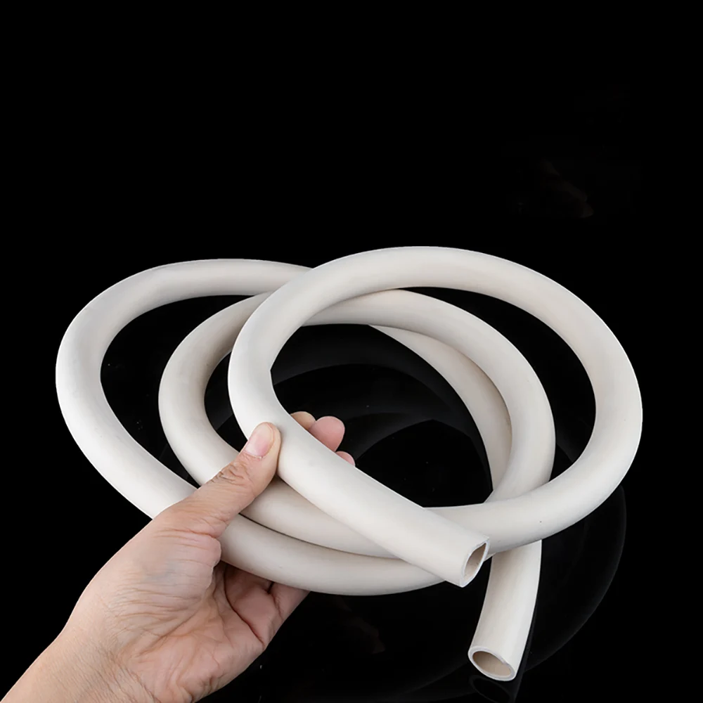 White Rubber Tube Experiment Vacuum Pipe ID 2/3/4/5/6/8/16/19mm Elastic Leather Tube Acid And Alkali Resistant Vacuum Pump Hose