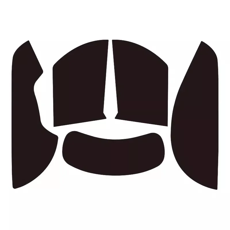 

1 компл. Ультраглидная Нескользящая наклейка для мыши WLmouse Beast MAX магниевая Нескользящая лента против пота текстура снежинки ящерицы