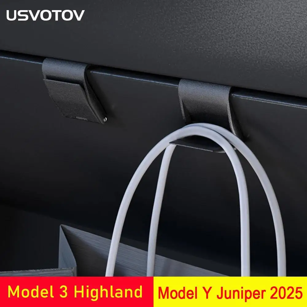 Hidden Car Glove Box Hooks Plastic Hanger for Passenger Side Storage Universal Auto Interior Organizer Clips