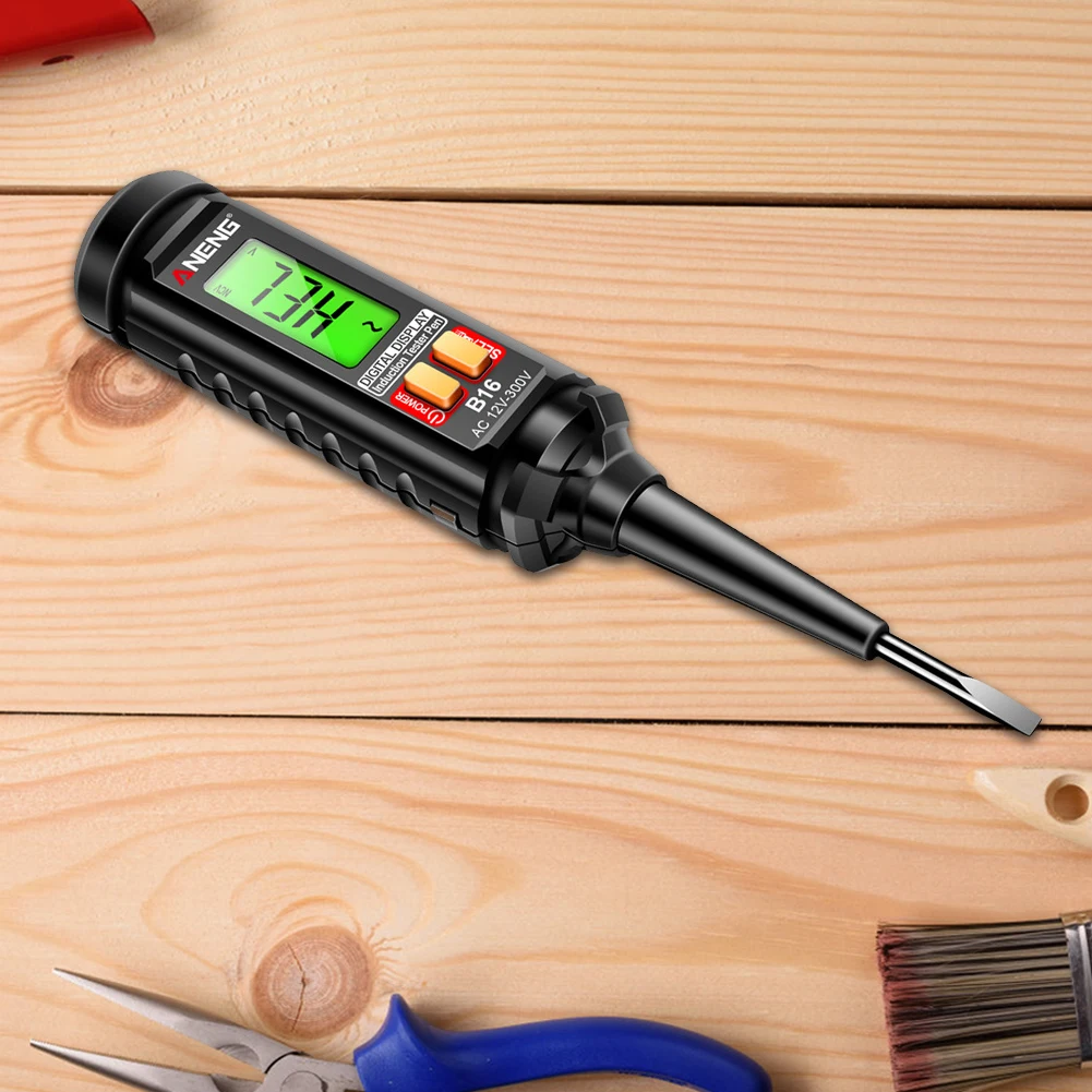 AC 12V-300V Non-Contact Voltage Detector Digital NCV Voltage Tester Voltage Test Pen Wire Breakpoint Finder Live Wire Tester