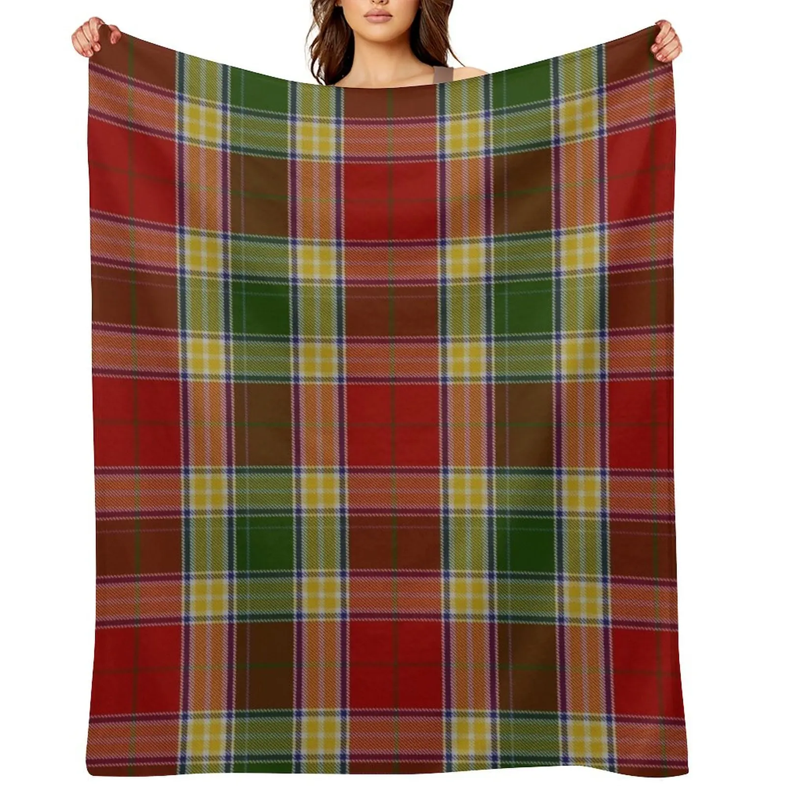 

Clan Gibson Tartan Throw Blanket Decoratives Cute Plaid For Sofa Thin Blankets For Baby Blankets