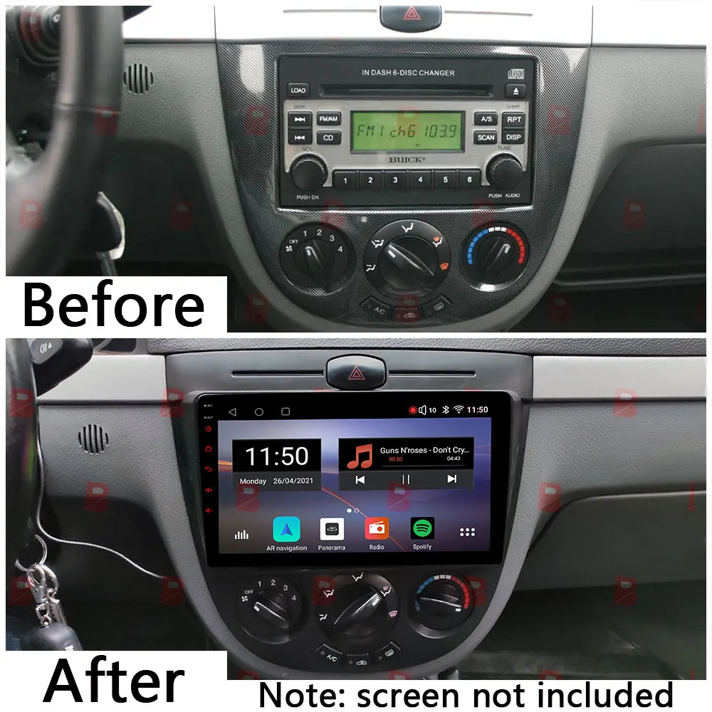 Car Radio Fascias Frame For Chevrolet Lacetti J200 Estate Optra Buick Excelle Hrv Daewoo Gentra Nubira 2004-2015 Wiring Harness