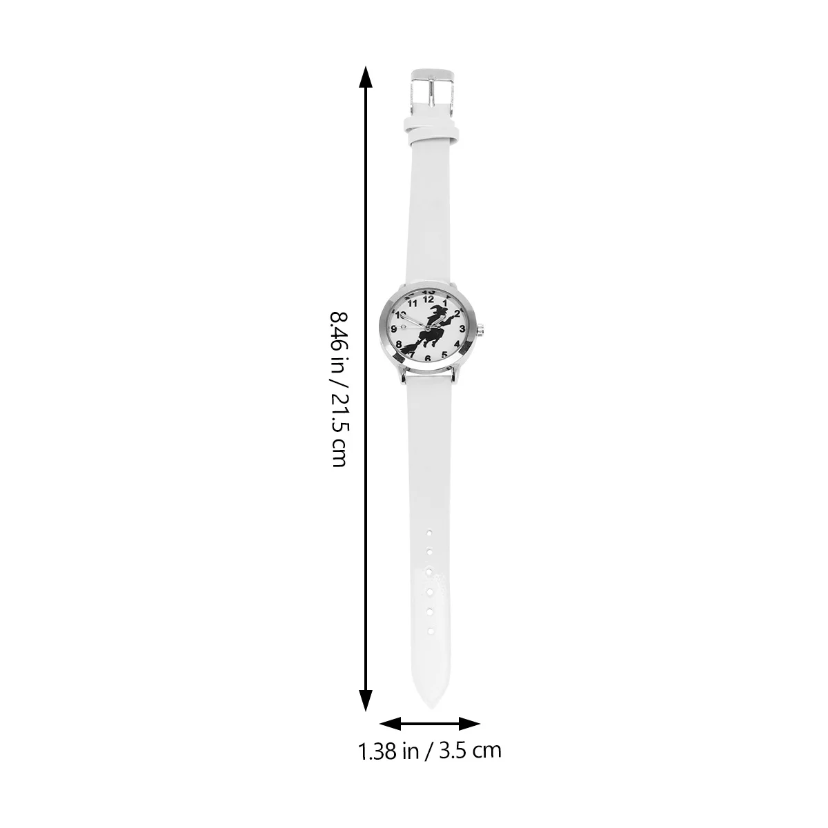 Creative Kids Gift Watch Halloween Witch Pattern Durable Material Comfortable Wearing Suitable Any Clothes Quartz Watch