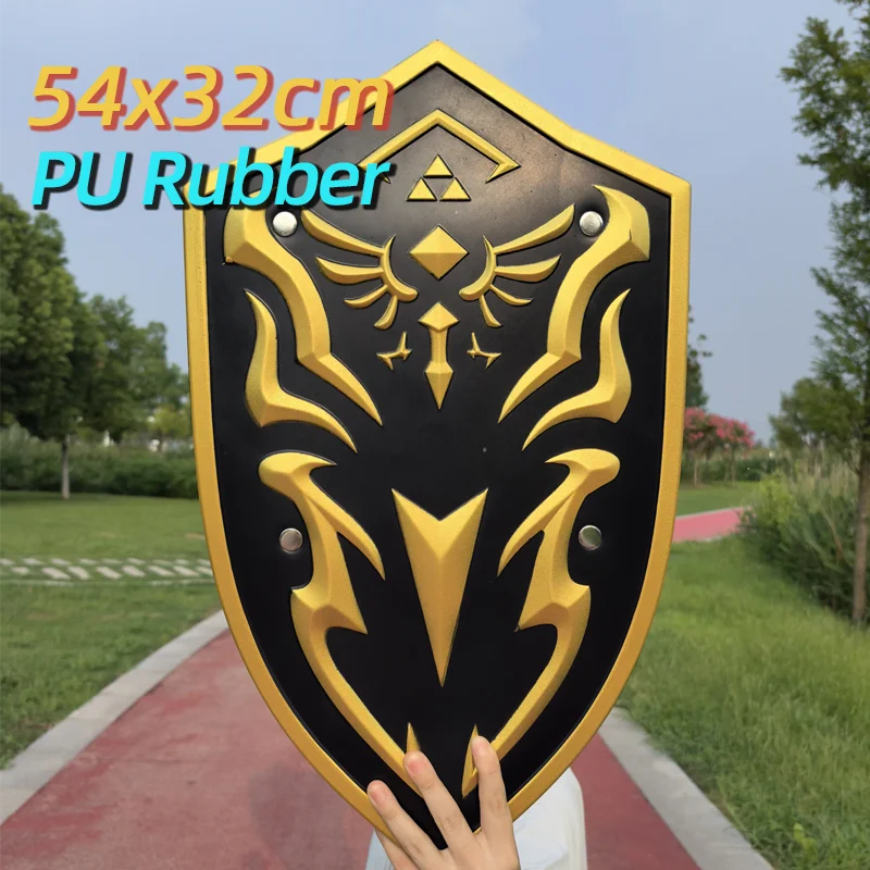 1:1 jogo de cosplay skyward escudo defensor link arma crianças presente role play presente escudo de borracha