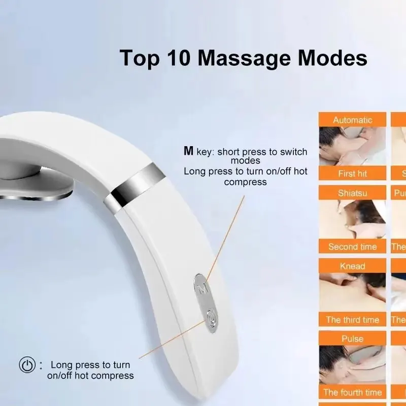 Cervical Spine Massager Intelligent Charging Cervical Spine Instrument Gift Girlfriend Massage Shoulder And Neck Massager