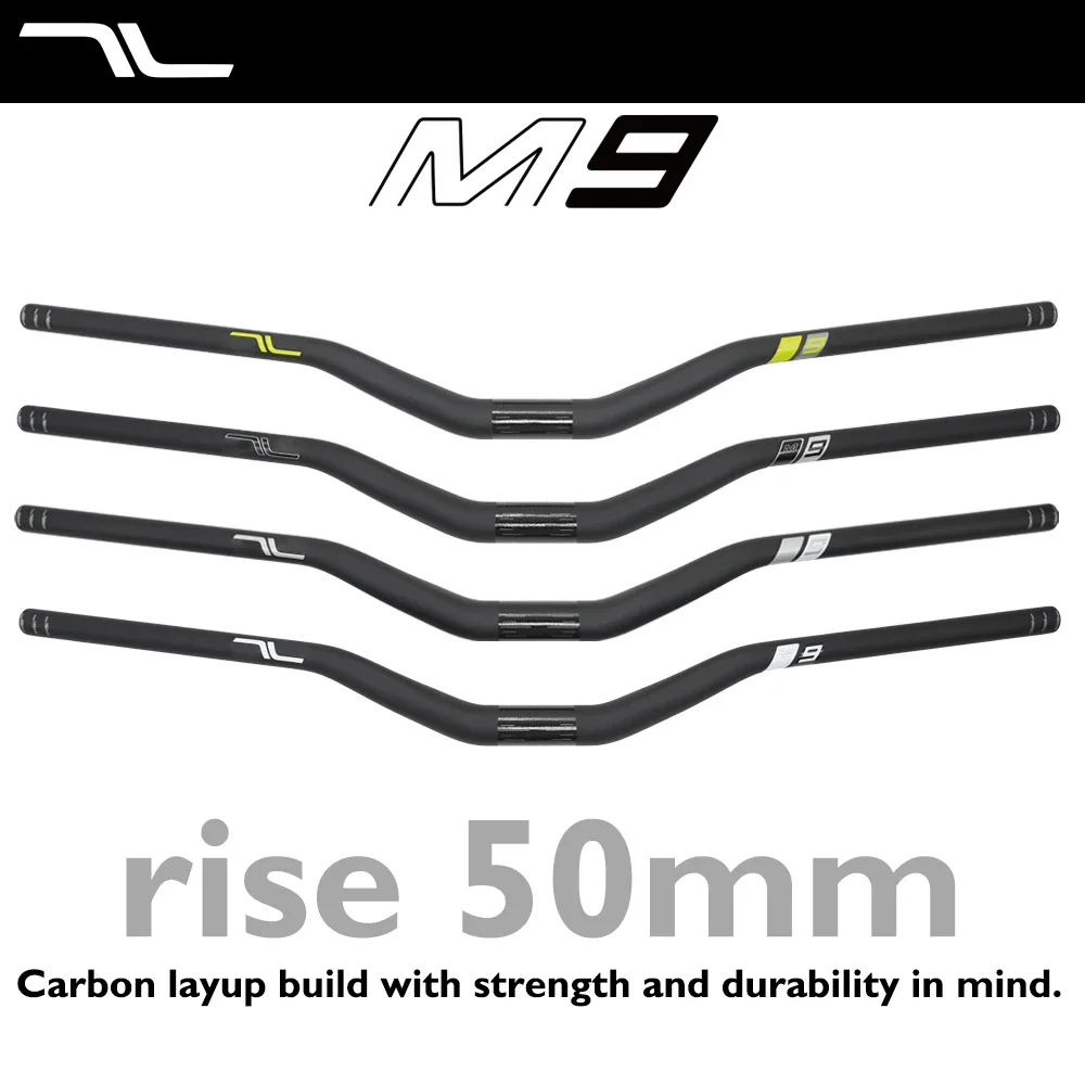 Unidirectional Carbon- Ultralight Layup Mountain Bicycle Handlebar Clamp Diameter 31.8mm Degrees 8