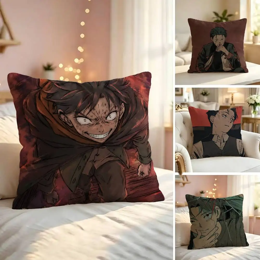 Anime Cartoon Subaru N-Natsuki Pillow Case Sofa Living Room for Bedroom Headboard Backrest Cushion Square Nap Time