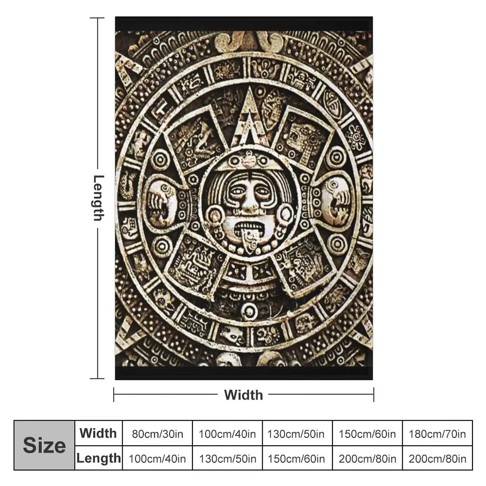 Ancient Mayans Compus Throw Blanket Blankets For Bed Kid'S Hair Sofa Quilt Blankets