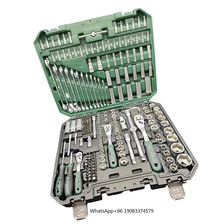 

216pcs Hand Tools Set Box 24 Teeth Ratchet Wrench Socket Professional Herramientas Mechanical Spanner Car Mechanics Tool Sets