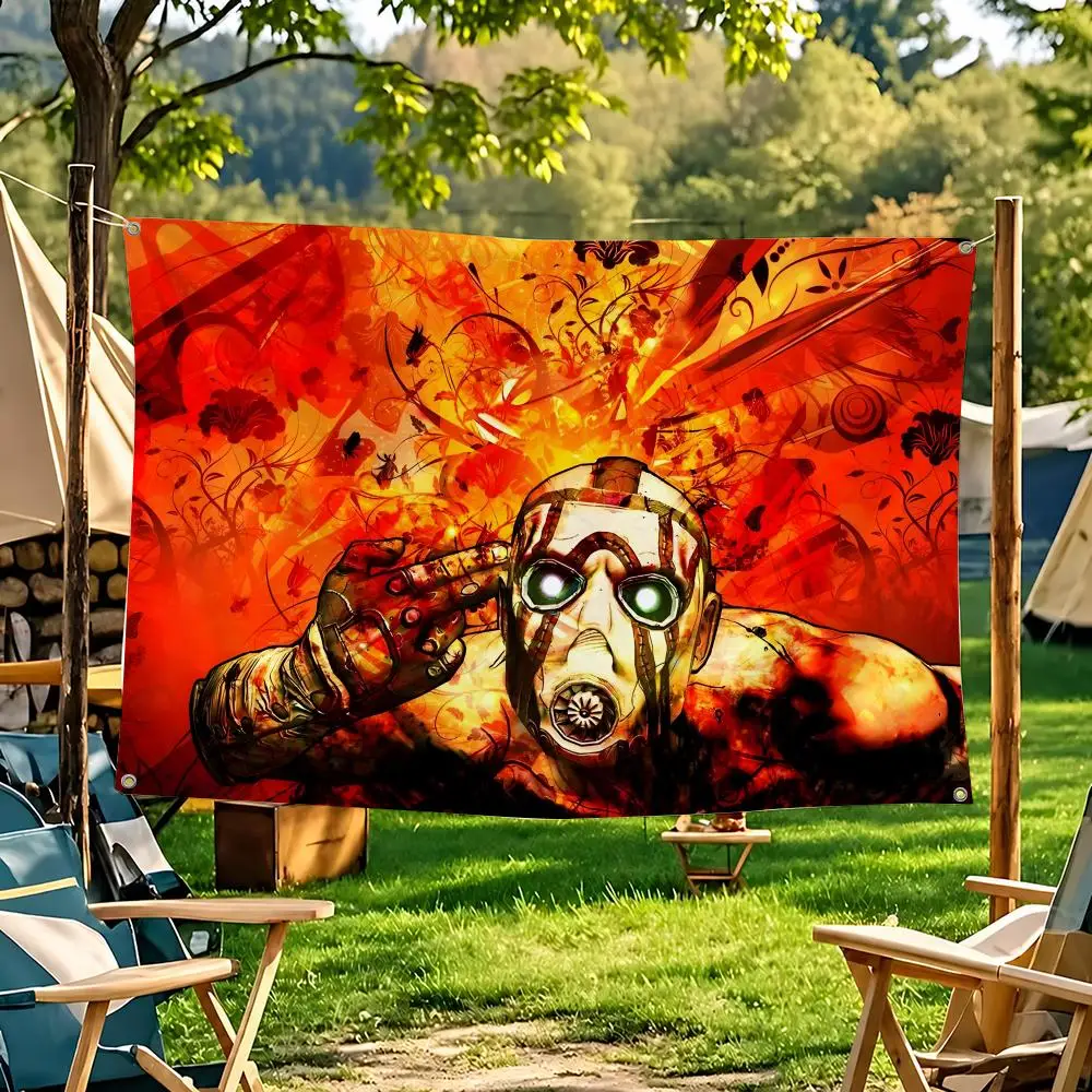 Borderlands Flags Tapestry Decorative Suitable For Outdoor Camping Family Parties And Garden Walls Gift