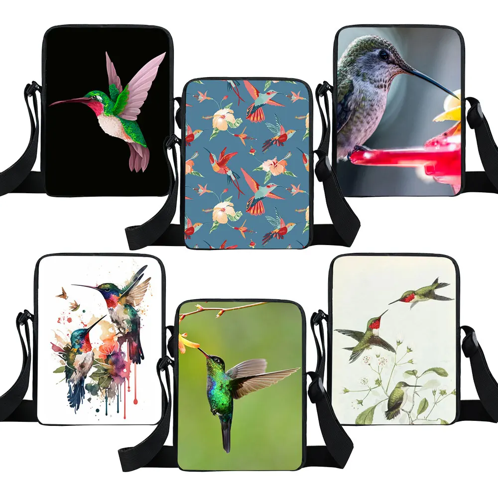 

Cute Hummingbird Print Crossbody Bag Trochilidae Shoulder Bag Handbag Messenger Bag Handbag Phone Houlder Shoulder Book Bags